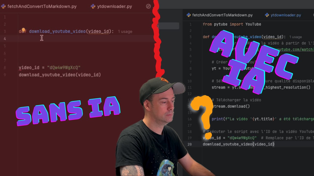 How I automated the download of Youtube videos with a Python script and AI